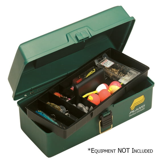 PLANO ONE TRAY GREEN TACKLE BOX