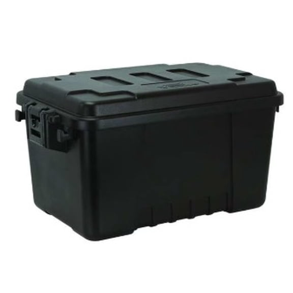 PLANO Utility Storage Trunk Box 14 Gal 24" x 15" x 13" Black Polypropylene Lid