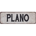 thumbnail image 1 of PLANO Vintage Look Rustic Metal 6x18 Sign City State 206180041021, 1 of 1