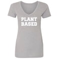thumbnail image 1 of PLANT BASED Womens V-Neck T-Shirt, 1 of 3