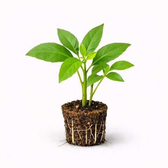 PLANT NOOK Longevity Spinach Live Plant Starter Plug 2-Pack | Gynura procumbens Edible Greens | Hardy Semi Shade Vegetable Plant | Container Friendly Perennial
