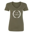 thumbnail image 1 of PLANT POWERED Womens V-Neck T-Shirt, 1 of 2