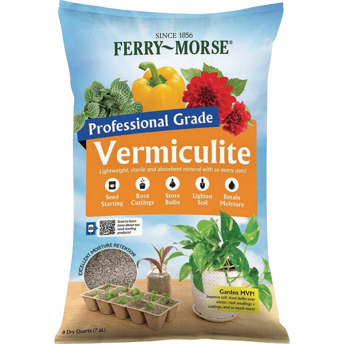 Plantation Vermiculite G208 - Lightweight Soil Amendment - 8 qt