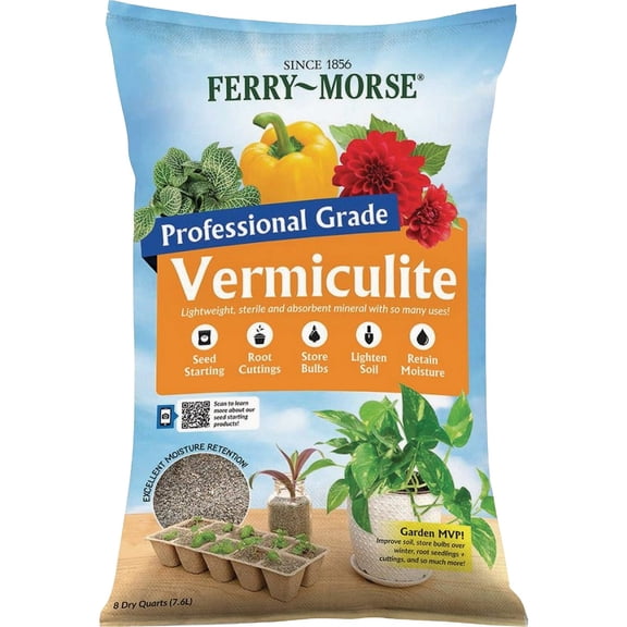 Plantation Vermiculite G208 - Lightweight Soil Amendment - 8 qt