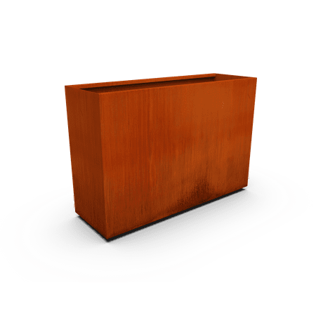 PLANTERCRAFT Corten Steel metal planter box, Rectangular sizes, Modern garden steel planters For Commercial And Residential Outdoor Use.