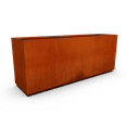 thumbnail image 1 of PLANTERCRAFT Corten Steel metal planter box, Rectangular sizes, Modern garden steel planters For Commercial And Residential Outdoor Use., 1 of 6