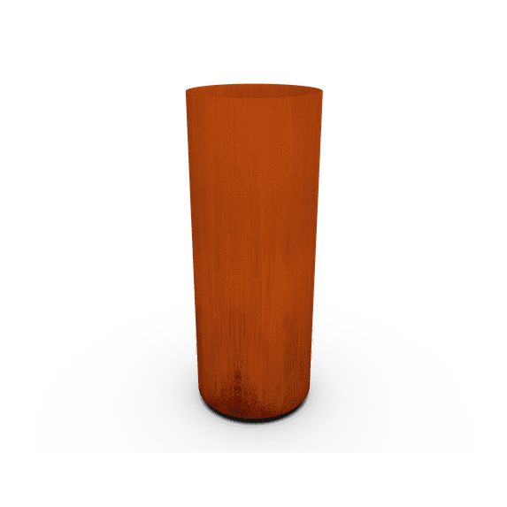 PLANTERCRAFT Corten Steel metal planter box, Round sizes, Modern garden steel planters For Commercial And Residential Outdoor Use.