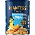 thumbnail image 1 of PLANTERS Deluxe Lightly Salted YPF5&nbsp;Whole Cashews, Party Snacks, Protein, Quick Snack for Adults, After School Snack, Roasted Cashew, Flavored with Sea Salt, Kosher, 1lb 2.25oz Canister, 1 of 3