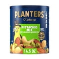 thumbnail image 1 of PLANTERS Deluxe Pistachio Mix, Party Snacks, 6g (7% DV) Plant-Based Protein, 14.5 oz Can, 1 of 10