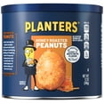thumbnail image 1 of PLANTERS Honey Roasted Peanuts, Sweet and Salty Snacks, Plant Based Protein, 12 oz Canister, 1 of 13