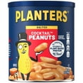 thumbnail image 1 of PLANTERS Salted Cocktail Peanuts, Party Snacks, Plant Based Protein, 16 oz Steel Can, 1 of 11