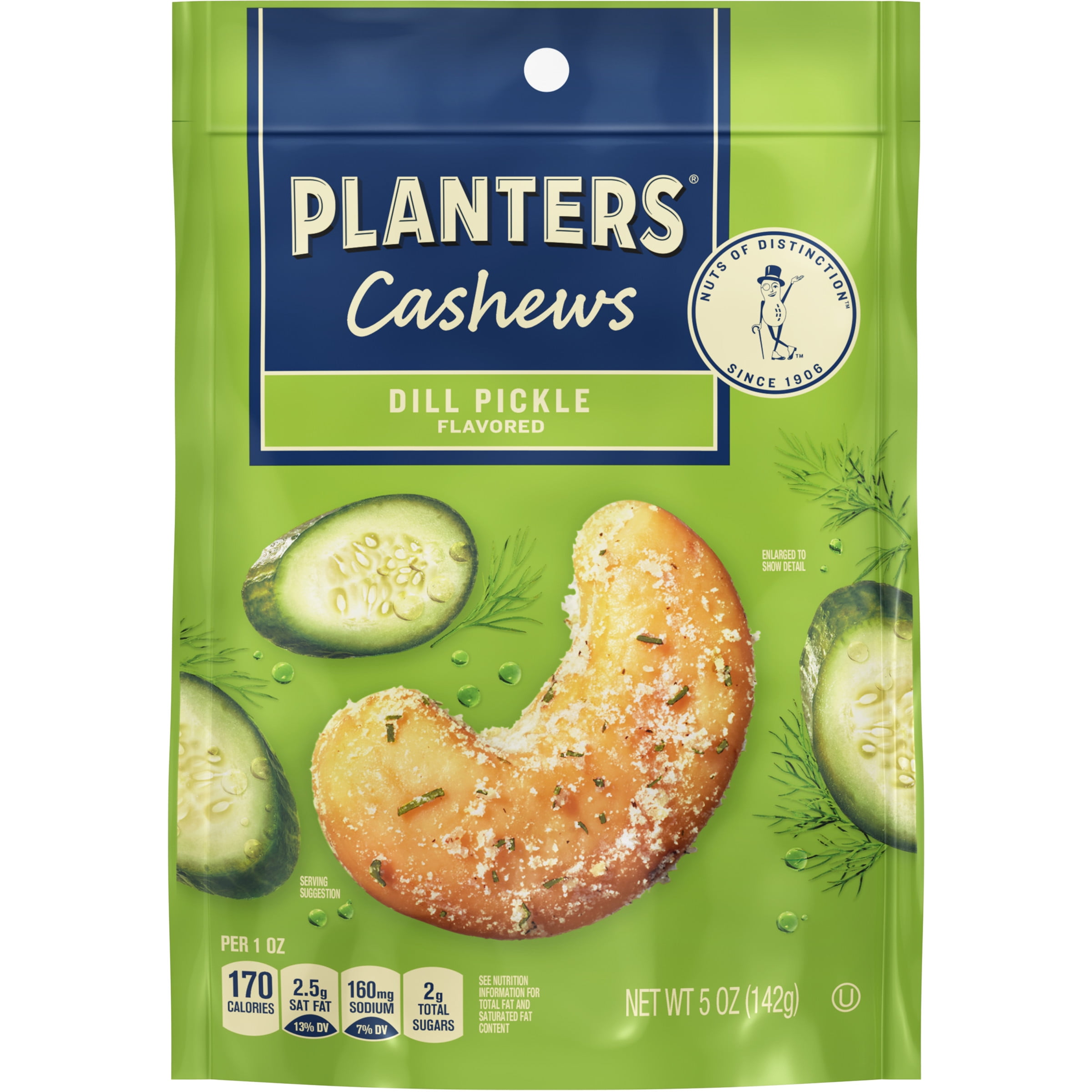 Planters Dill Pickle Cashews 5 oz