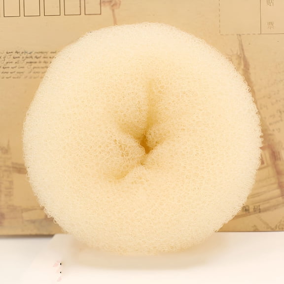 PLANTORA 2026 New Hair Bun Maker,Chignon Donut Hair Shaper,Ring Style Bun,4 Head Styling Style Ring Hair Buns Hair Sizes Tool Ring Dispenser Hair Care,Beige,0.7Oz