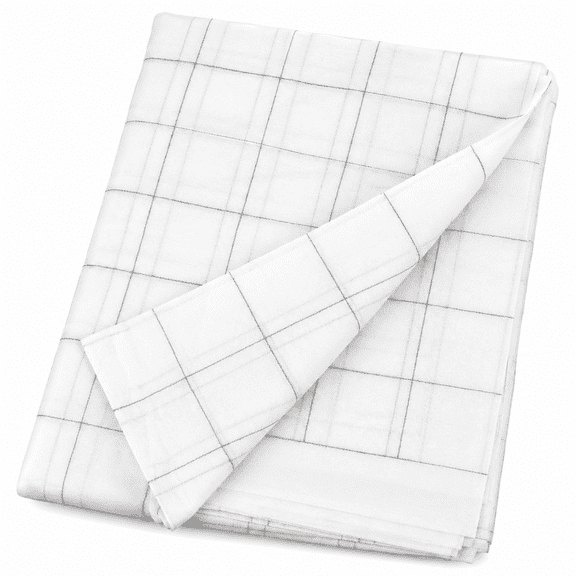 PLANTORA Fusible Interfacing with 2.5X2.5In Grid,47" X 4 Yds Durable&Washable Lightweight Nonwoven Layout Grid Iron on Interfacing Fabric Suitable for Sewing Quilting Diy Craft