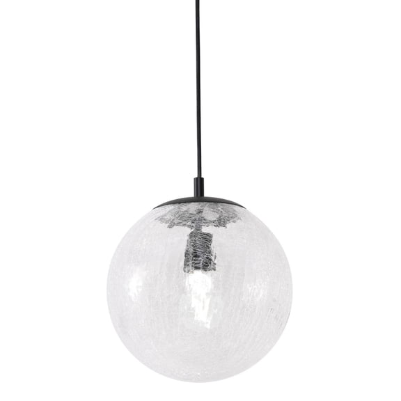 AFX - Palla - 1 Light Pendant-9.5 Inch Tall and 9.5 Inch Wide-Black Finish