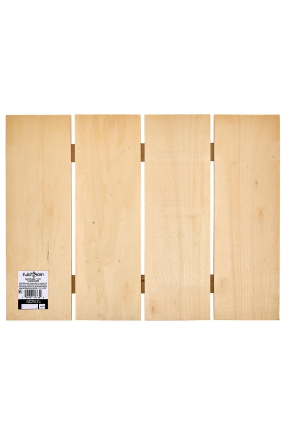 Large Wood Pallet Plaque, 15.9" x 11.9"