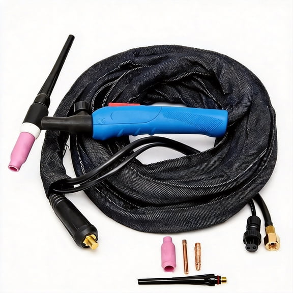 PLASMAROG WP-17FV TIG Welder Torch Gun 200A 3M/10FT Argon Air Cooled TIG Welding Torch TIG Welding Accessories Fit TIG Welding Machine