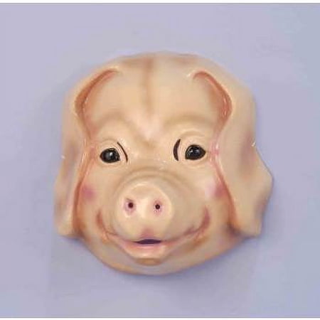 PLASTIC ANIMAL MASK-PIG
