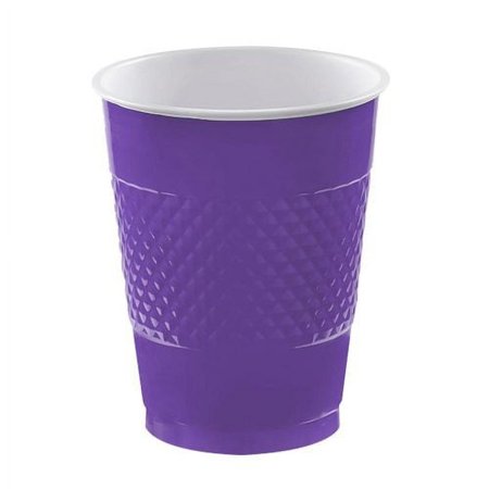PLASTIC CUPS 16 OZ PURPLE