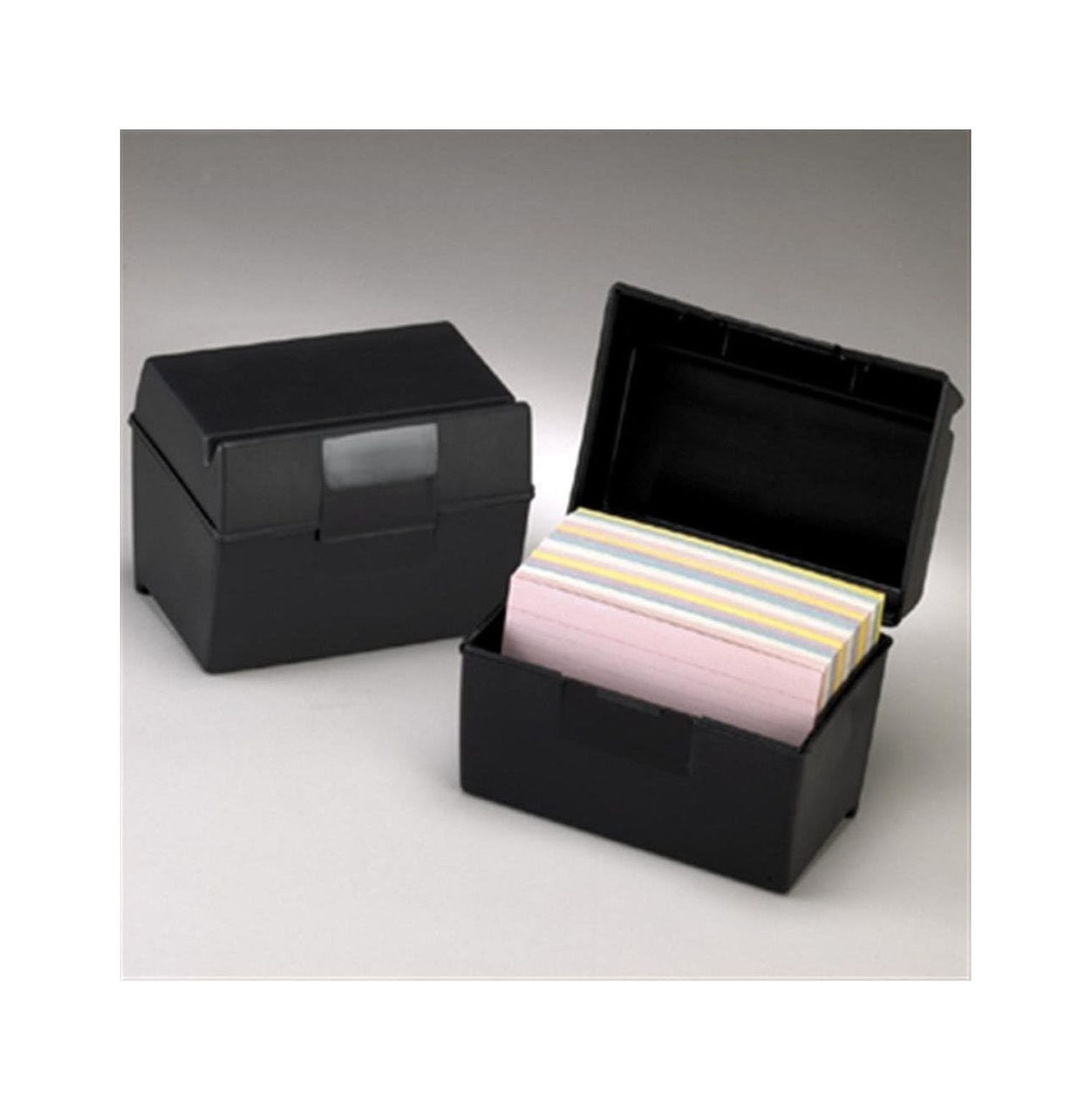 PLASTIC INDEX CARD BOX 5X8