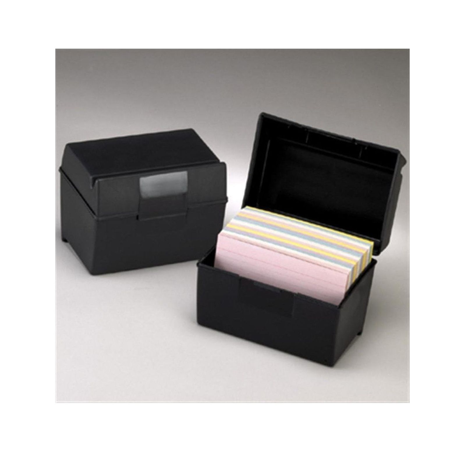 PLASTIC INDEX CARD BOX 5X8