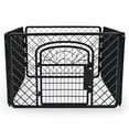 thumbnail image 1 of Vibrant Life 4-Panel Plastic Playpen for Dogs, Black, 24", 1 of 8