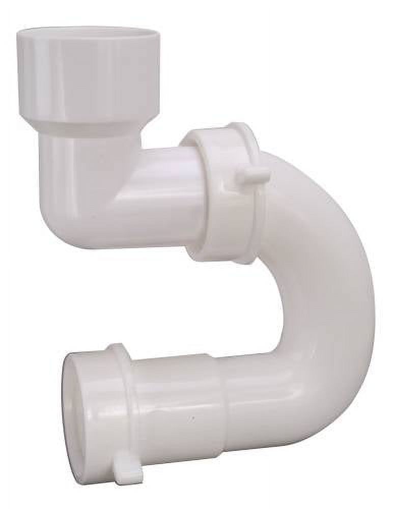 PLASTIC SINK TRAP, 11/2 IN. SLIP JOINT OUTLET, 11/2 IN. SOLVENT WELD