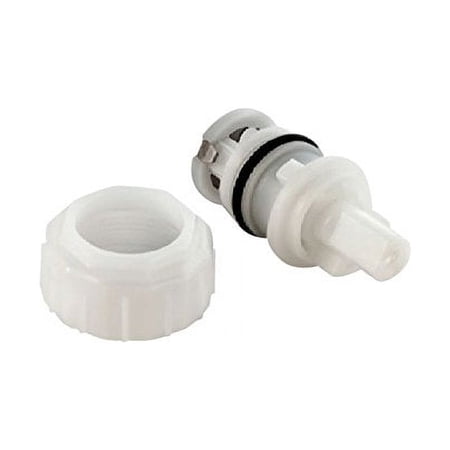 PLASTIC STEM & BONNET FOR ALL MODELS W/ TEAPOT HDL - PAIR - BULK