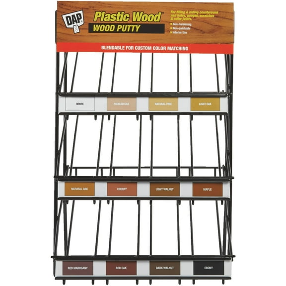 DAP Plastic Putty Rack - Wall Rack Putty - Black Residential Use, Standard Application