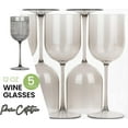 thumbnail image 1 of PLASTICPRO 12 Oz Plastic Wine Glasses 25-Pc Disposable Wine Glasses Drinking Set, 1 of 6