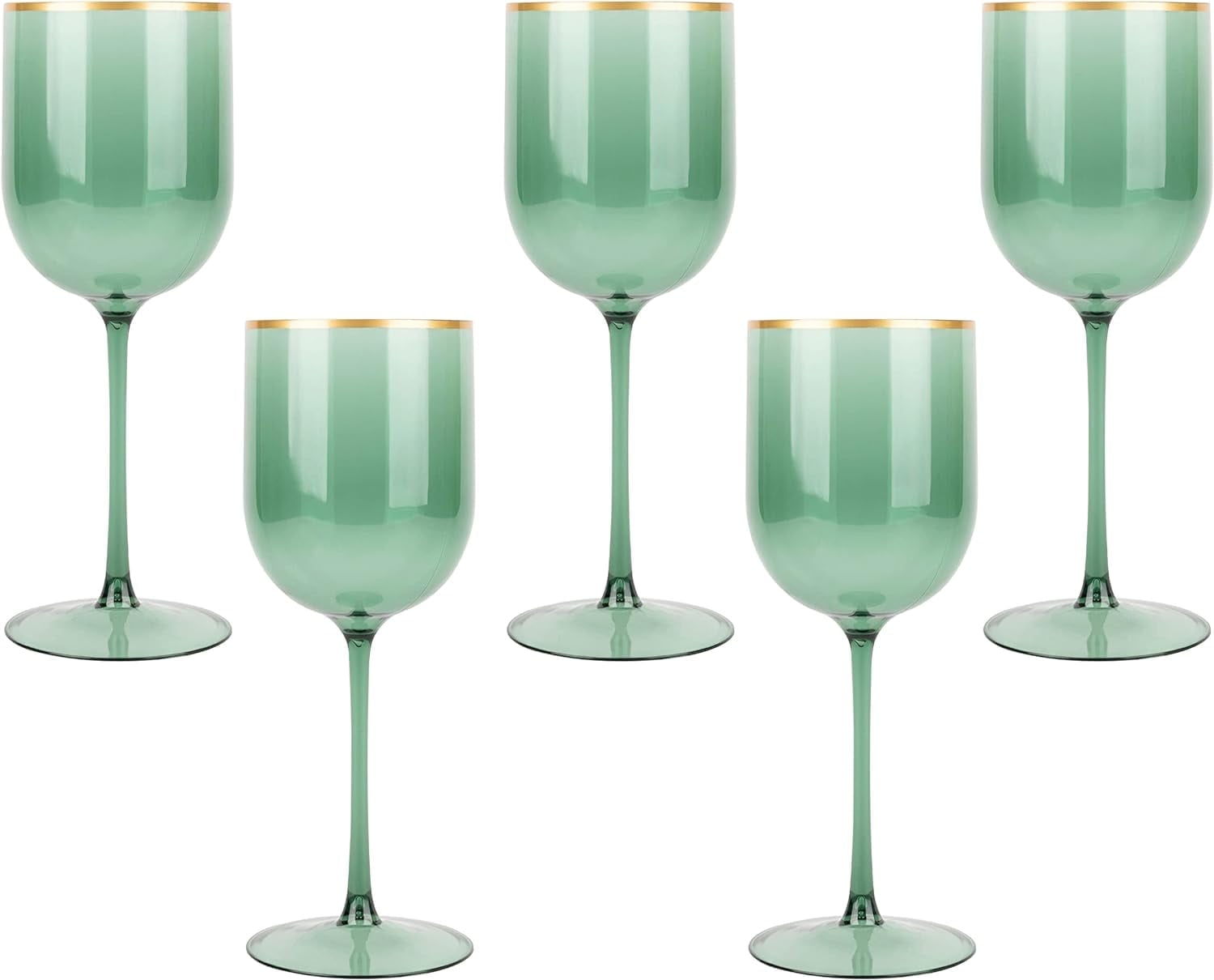 a set of 12 wine glasses Blue Wine Glasses Set of 6-12 oz