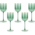 thumbnail image 1 of PLASTICPRO 12 Oz Plastic Wine Glasses 5-Pc Disposable Wine Glasses Drinking Set, 1 of 7