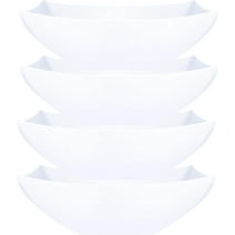Plasticpro Disposable 128 Ounce Square Serving Bowls, Party Snack Or ...