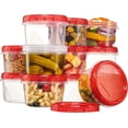 thumbnail image 1 of PLASTICPRO 16 Oz Twist Cap Meal Prep Containers Reusable Food Storage Containers with Lids, 12-Pack, 1 of 8
