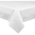 thumbnail image 1 of PLASTICPRO 3 Ply Paper & Plastic Tablecloth for Rectangle Tables Disposable Table Covers, White, 40-Pack, 1 of 6