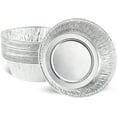 PLASTICPRO 6.5” Round Disposable Pans Non Stick Aluminum Foil Baking