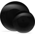 thumbnail image 1 of PLASTICPRO 7” & 10” Combo Plastic Plates Disposable Dinnerware Set, Black 32-Pack, 1 of 6
