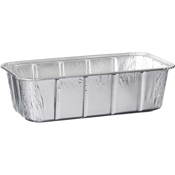 PLASTICPRO Aluminum Foil Loaf Pans 1 lb Tin Foil Baking Pans, 25 Pack