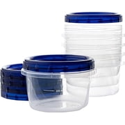 PLASTICPRO Clear Deli Containers with Lid Reusable Small Plastic Container Set, 5-Pack 16 Oz