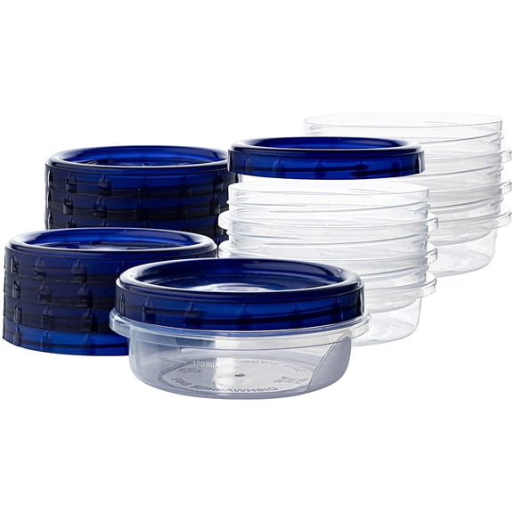 PLASTICPRO Clear Deli Containers with Lid Reusable Small Plastic Container Set, 8-Pack 8 Oz