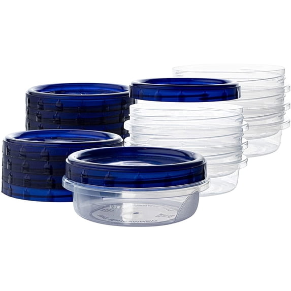 PLASTICPRO Clear Deli Containers with Lid Reusable Small Plastic Container Set, 8-Pack 8 Oz
