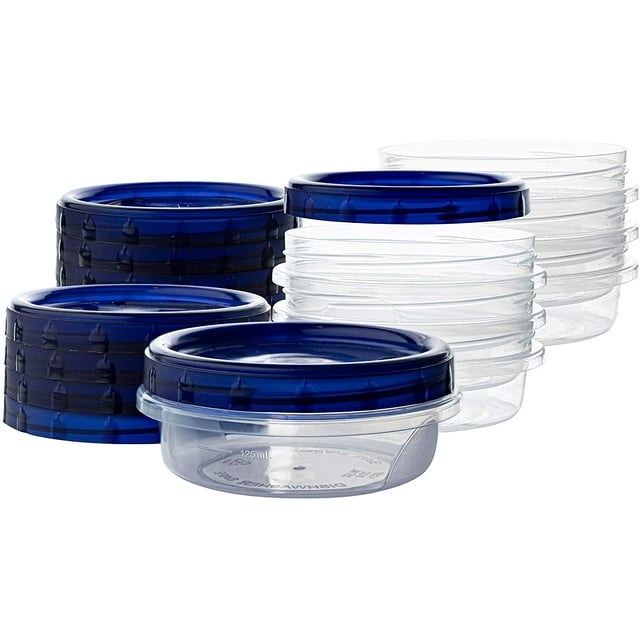 PLASTICPRO Clear Deli Containers with Lid Reusable Small Plastic