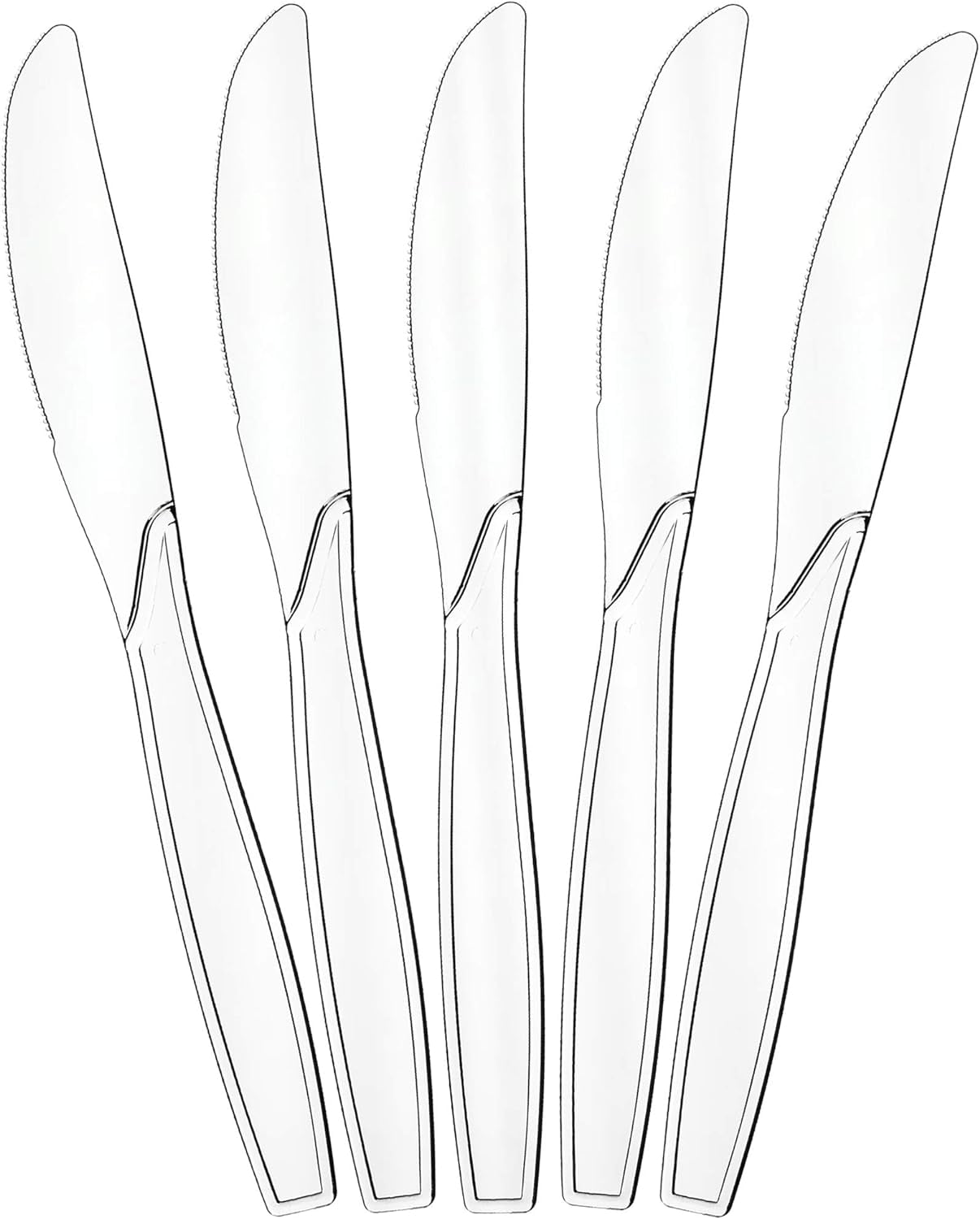 PLASTICPRO Disposable Plastic Knives Silverware Heavyweight Utensils