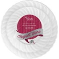 thumbnail image 1 of PLASTICPRO Elegant Plastic Dinner Plates White Elegantware Plastic Silverware, 128 Pack, 1 of 3
