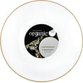 thumbnail image 1 of PLASTICPRO Pack of 30 Disposable Plastic Plates Fancy Dinner Plate Heavy Weight, Transparent White With Gold Rim 7”, 1 of 8