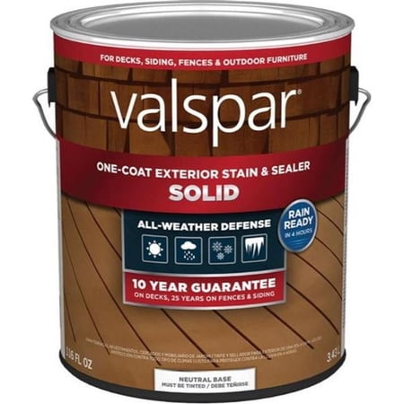 PLASTIK Valspar Multicolor One-Coat Exterior Stain and Sealer Solid