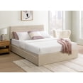 thumbnail image 1 of Mainstays Upholstered Platform Bed with Underbed Storage Drawers, Full, 1 of 10