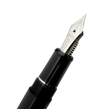 PLATINUM Platinum Pen 3776 Century Rodium Finish 7-9 Black Diamond Nib Size: UEF (Ultra Fine)