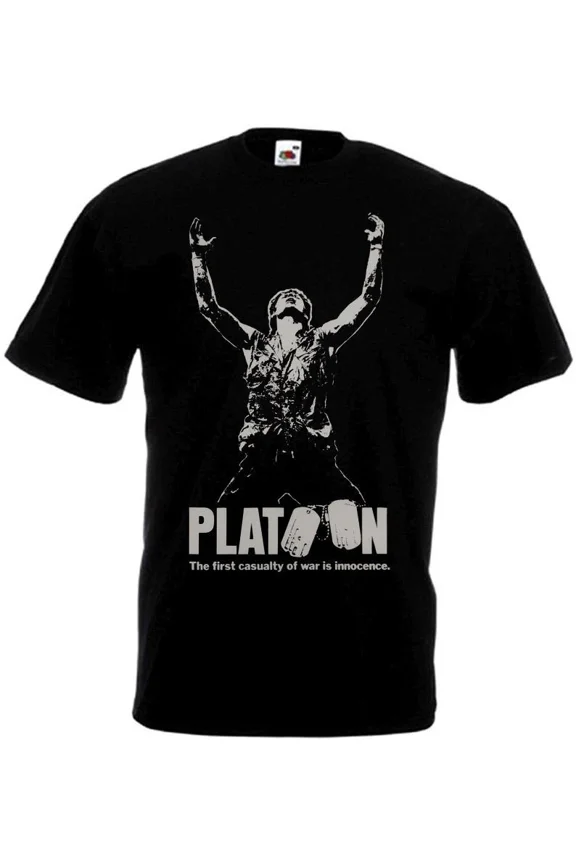 PLATOON Movie Poster T shirt black all sizes