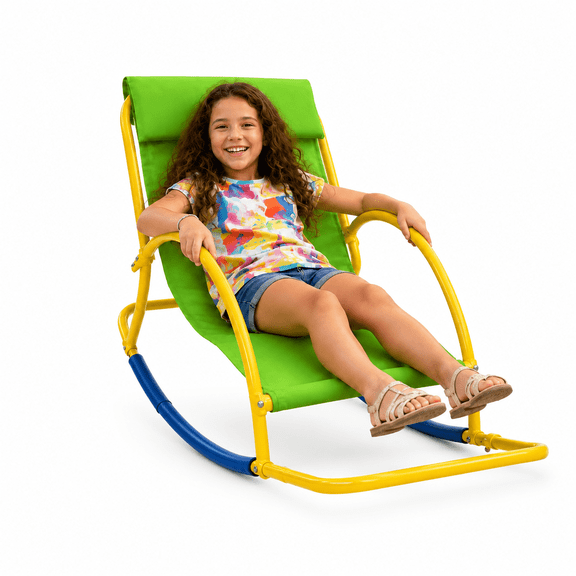 PLATPORTS Rocking Chair Seesaw Extra Large Sensory Balance Chair for Kids, Indoor Outdoor Rocker for Autism, ADHD, Focus & Relaxation